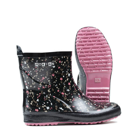 Nokian Footwear Nanso Low Puolukka - Black/pink
